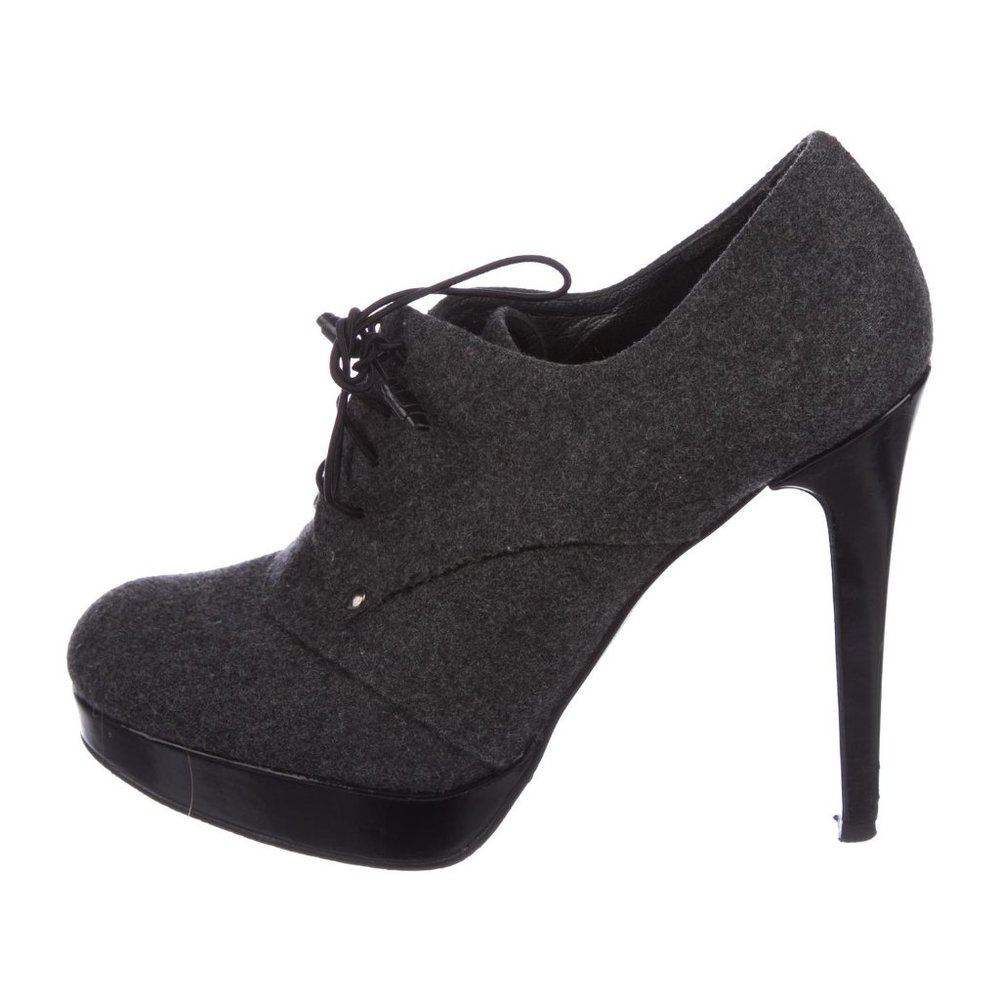 Stuart Weitzman Gray Platform Oxford